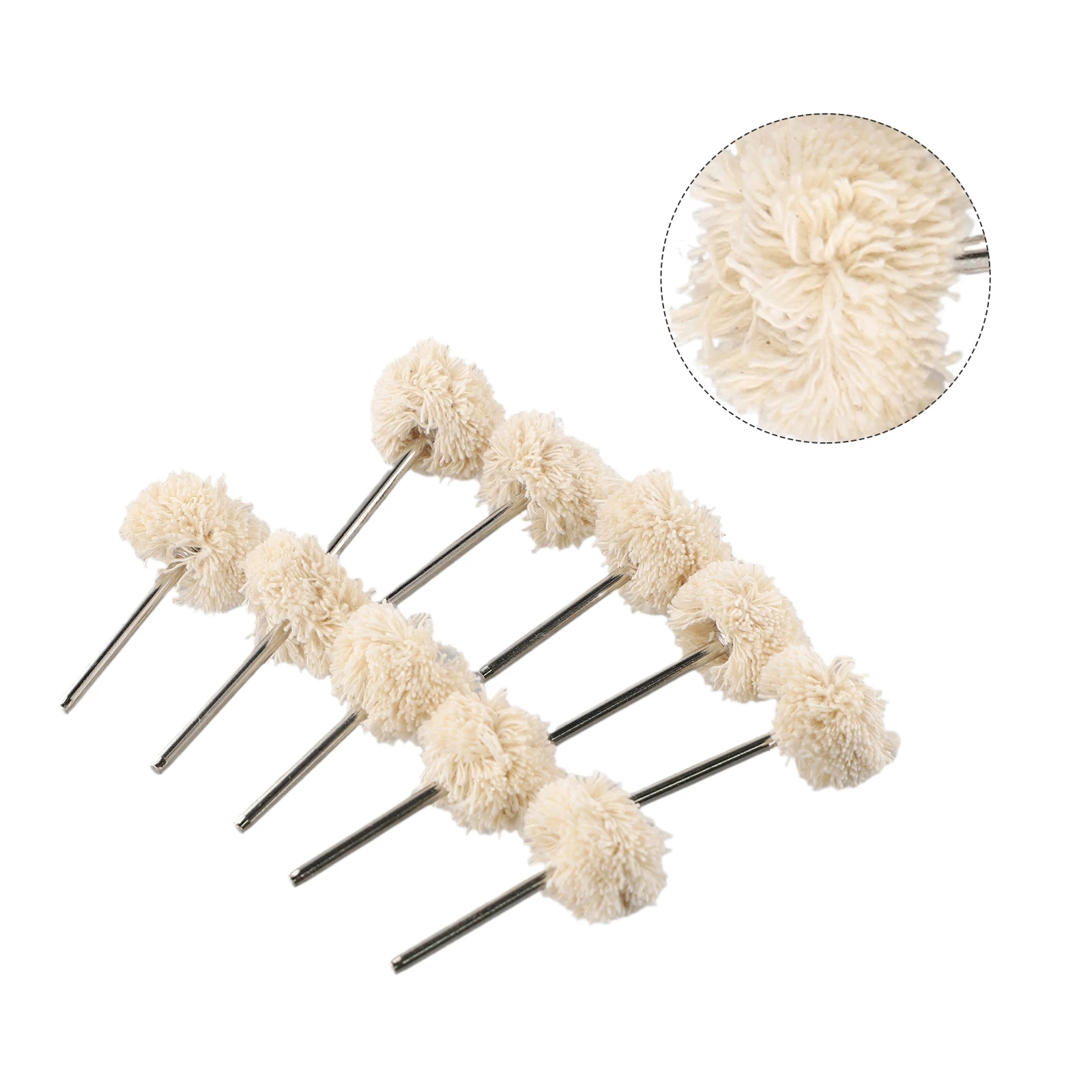 

Buffing Pad Polishing Wheels White With Handle For Metal/jade/gem/olives New Practical Grinding Polishing Wheels