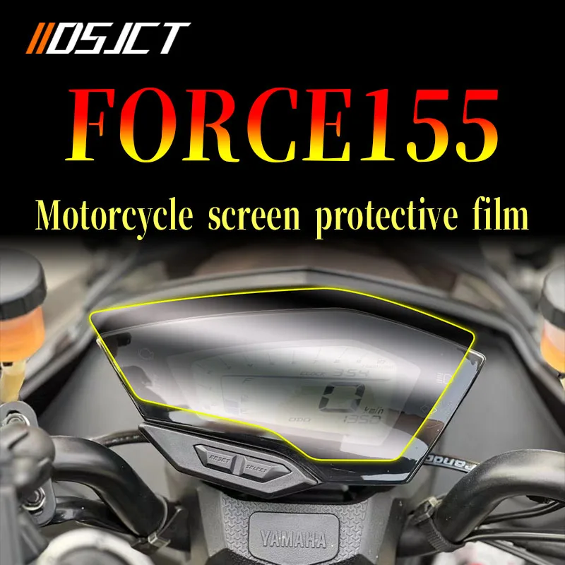

For Yamaha FORCE155 2017 2018 Motorcycle Dashboard Film Screen Stickers Fit Speedometer Sticker Cluster Scratch Protector