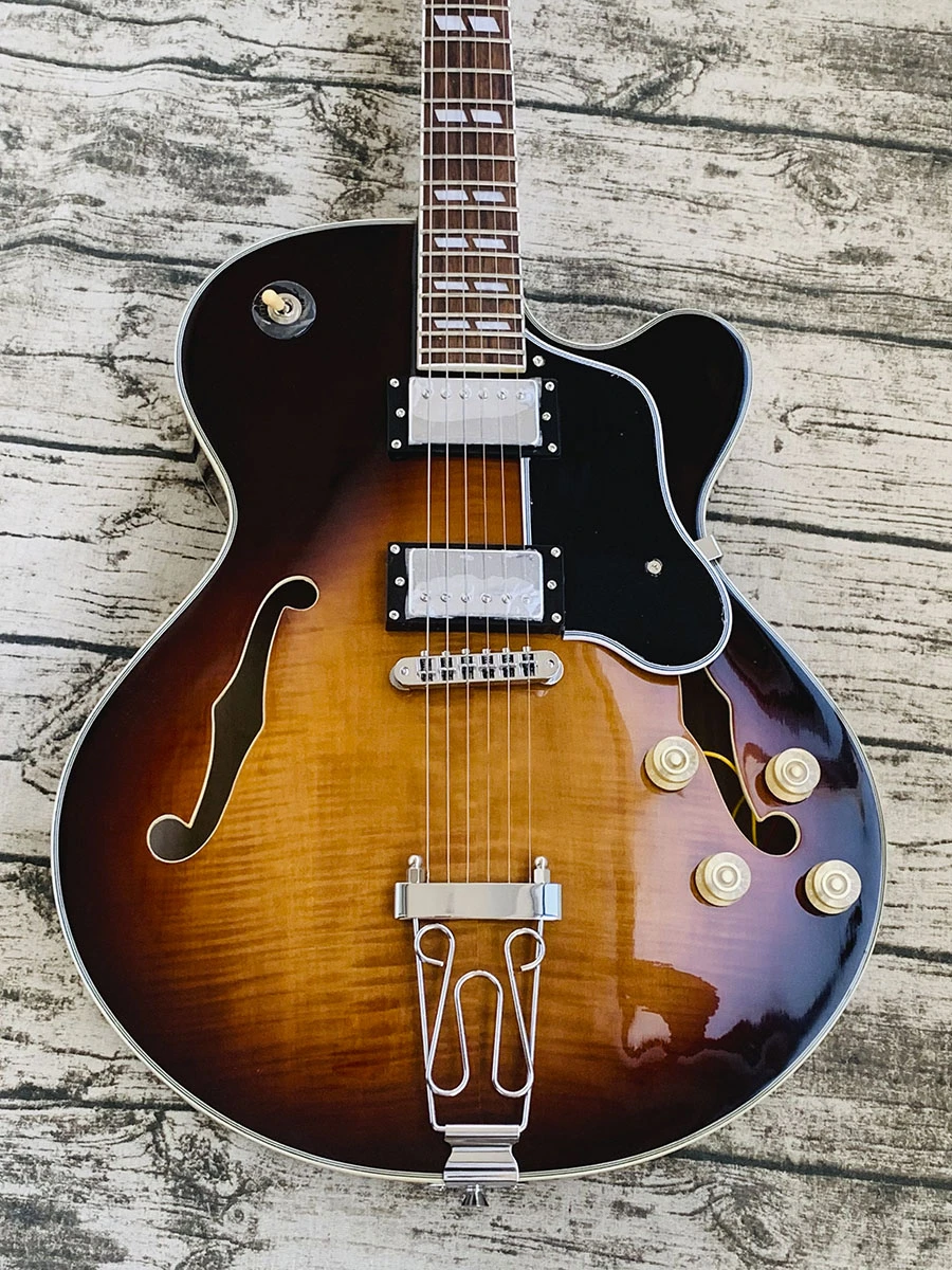 High Quality Custom Jazz Hollow Body Electric Guitar Guitar AliExpress