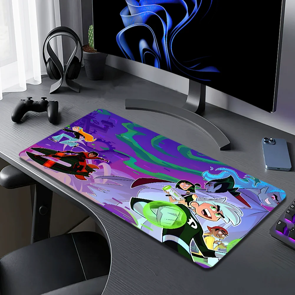 D-Danny Phantom 80x30cm XL Lockedge PC Gaming Mouse Pad Gamer Desk Mats Keyboard Pad Mause Pad Muismat 5