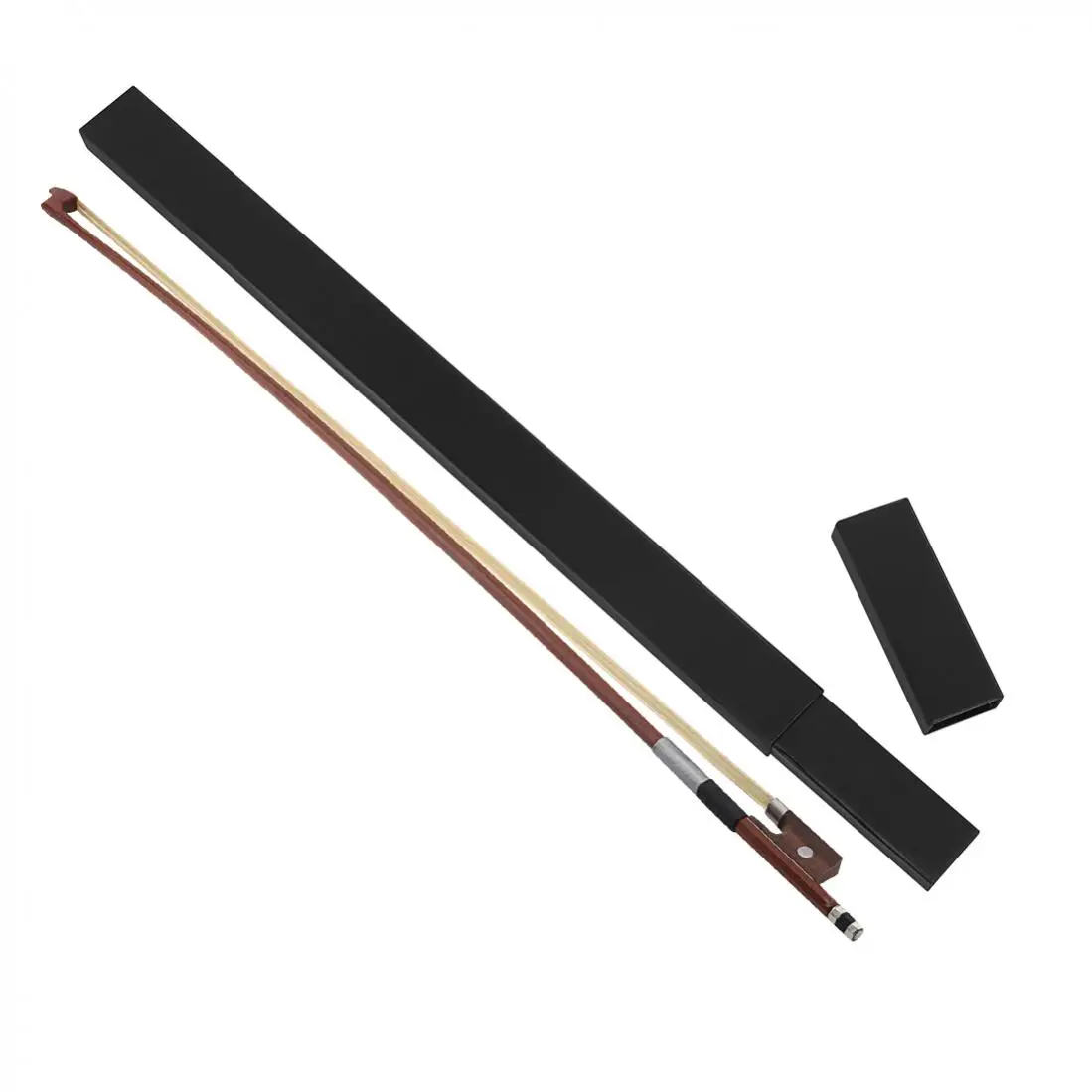 Brazilwood White Horsehair 4/4 Violin Bow Accessories Rosewood Frog Fiddle Bow Gift Violin Accessories