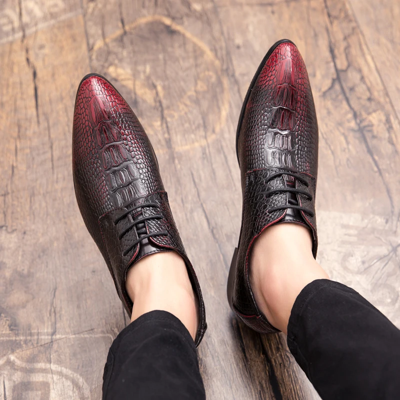 

Shoes Casual Men Leather Big Toe Soft Sole Dress Versatile Business Lace-Up Summer Breathable Style 2023 Men Shoes Loafers Men