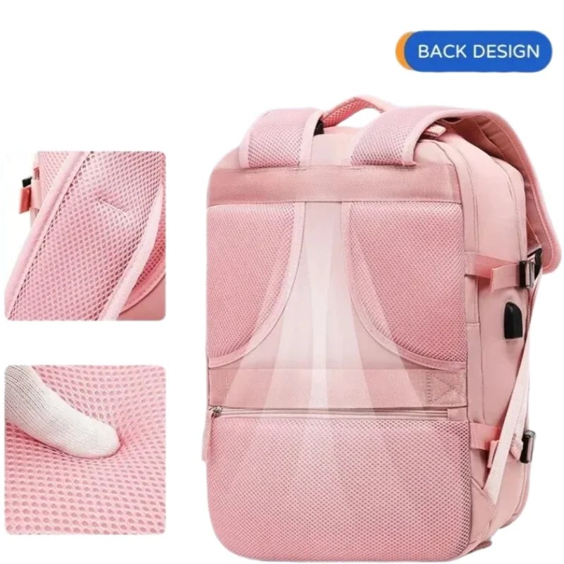

Casual Travel Backpack Women Large Capacity Waterproof Anti-Theft Casual Backpack Bag with Luggage Strap Laptop Backpack Women