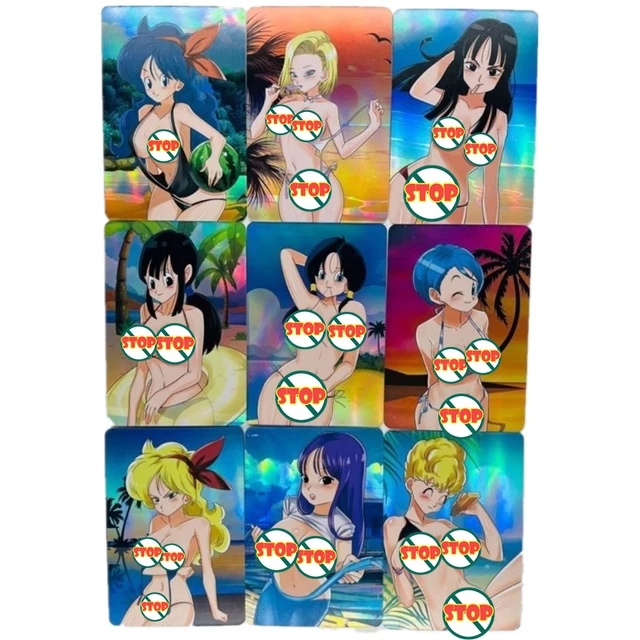 Cartoon Dragon Ball Z Nude - 2022 New 9pcs/set Dragon Ball Z Videl Bulma Acg Sexy Nude Toys Hobbies  Hobby Collectibles Game Collection Anime Cards - Game Collection Cards -  AliExpress