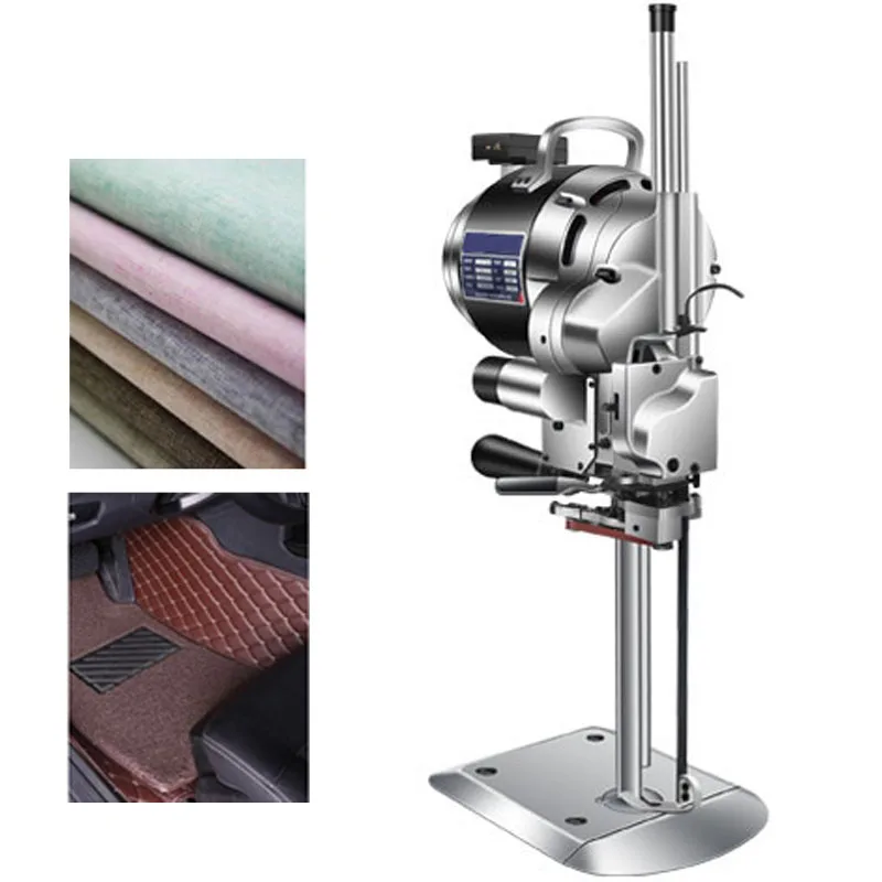 1100W Vertical Straight Knife Electric Cloth Cutting Machine Clothing Leather Paper Electric Scissors Cloth Cutting Machine 220V
