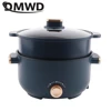 DMWD Electric Cooking Machine Large Hot Pot Frying Pan Noodles Porridge Soup Pot Multicooker Food Steamer Breakfast Maker 220V 1