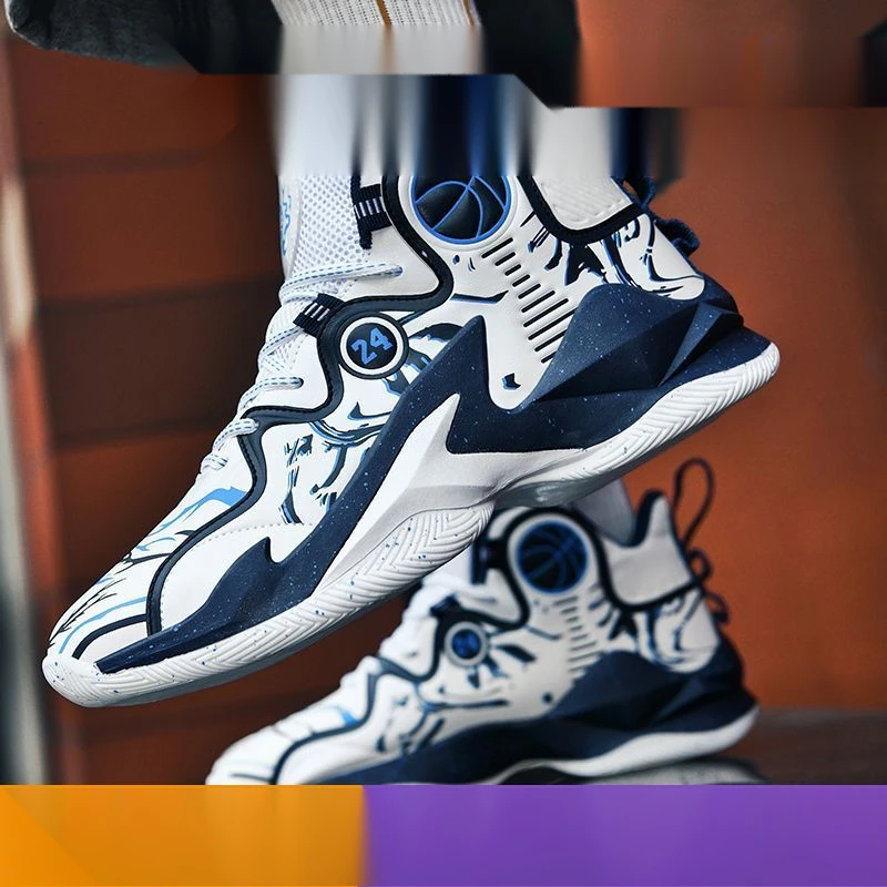 Kobe kosárlabdacipő Studet Edition Praktikus csúszásgátló, tartós, őszi hálós, lélegző férfi cipő_voghion.com