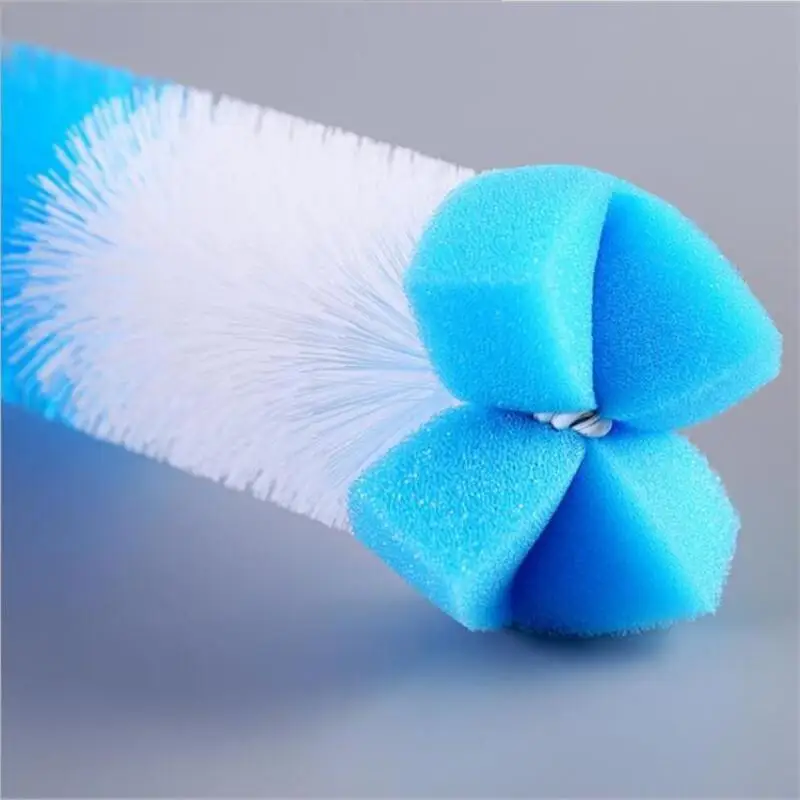 Baby Bottle Brush Set Infant Nipple 360-degree Rotating Clean Sponge Spout Cup Pacifier Straw Brush Kit Bottle Clean Tool Set bottle brush bottle cleaning brush straw cleaning brush cleaning brush cleaning brush set