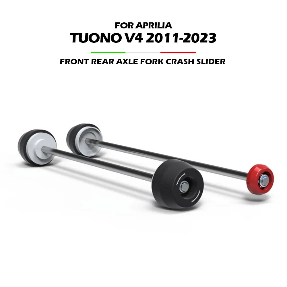 

Motorcycle Rear Front Axle Fork Crash Slider For Aprilia TUONO V4 2011~2023 Wheel Crash Slider Protector Accessories