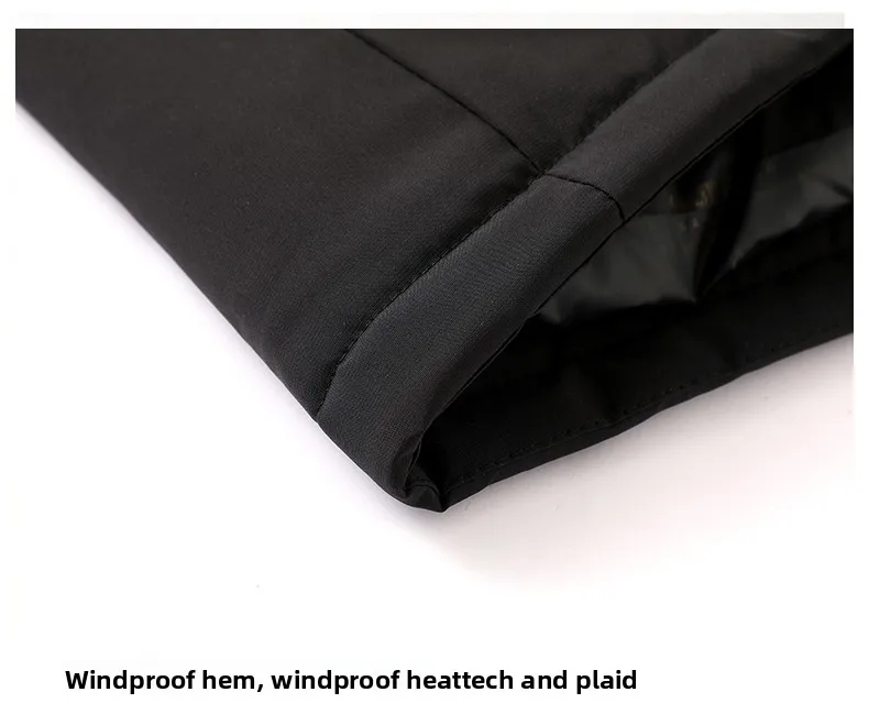 الراقية طويلة رشاقته الشتاء العلامة التجارية الجديدة عارضة الأزياء الثقيلة مقنعين سترة سترة في الهواء الطلق سترة واقية يندبروف معاطف ملابس خارجية