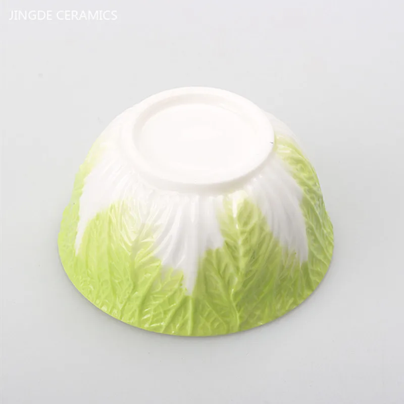 Creative Chinese Cabbage Model Gaiwan Hand Grip Tea Bowl Ceramic Teaware Handmade Tea Cup Chinese Accessories