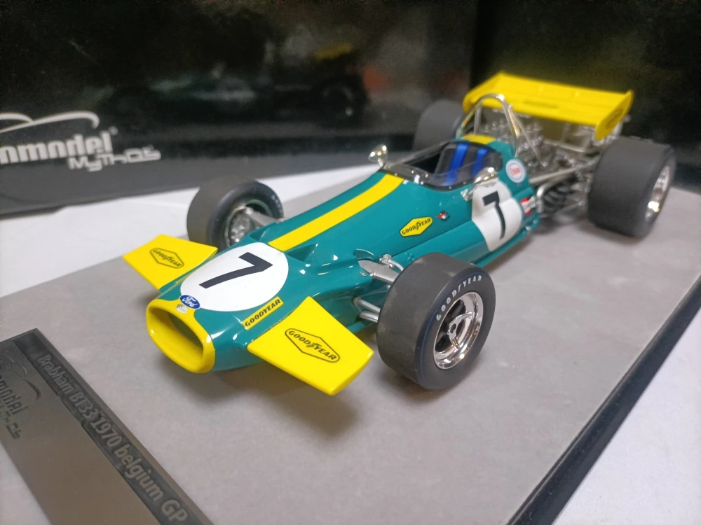 

Tecnomodel 1:18 F1 Brabham BT33 1970 Simulation Limited Edition Resin Metal Static Car Model Toy Gif