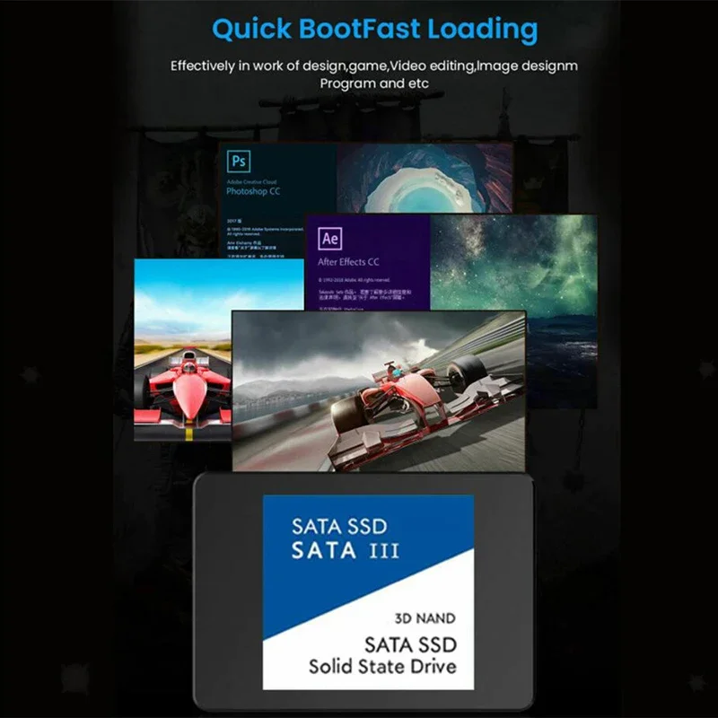  ޴ SSD SATA3 ϵ ̺ ũ  ġ, ۾  ̽, Ʈ PC ũž  ָ ũ