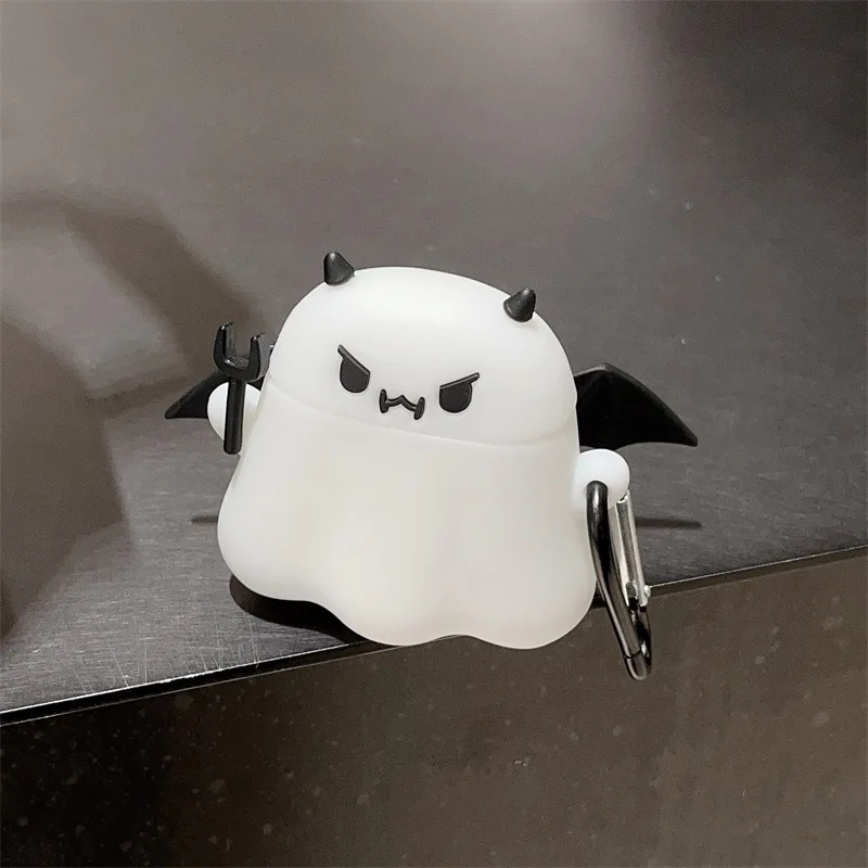 

Halloween Cartoon Ghost Case for AirPods Pro2 Airpod Pro 1 2 3 Bluetooth Earbuds Charging Box Protective Earphone Case Cover