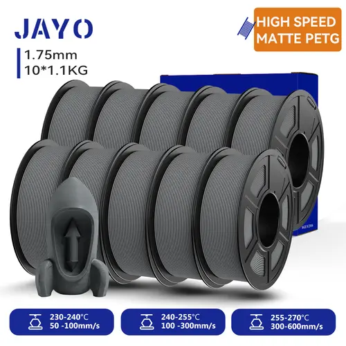 JAYO 3D Printer PLA/PLA Meta/PETG/PLA PLUS/PLA Matte Filament 1.75mm 9/10 Rolls 3D Printing Materials for 3D Printer&3D Pen - Image 47