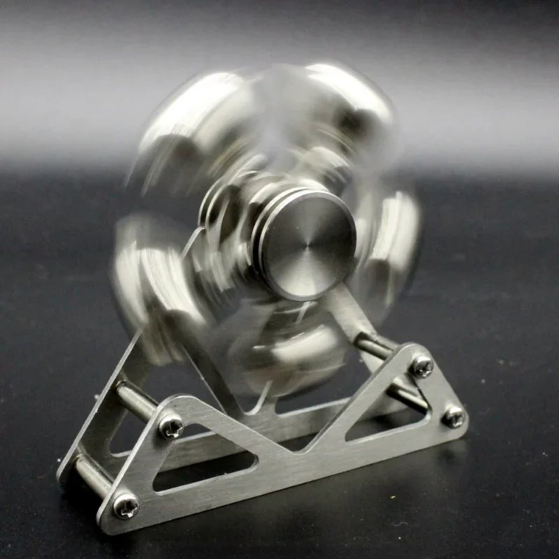 Hand Spinner Steel Ball Ferris Wheel 2 Fingertip EDC Adult Fidget Toys Five Bead Finger Gyro 686 Silent bearing Stainless steel