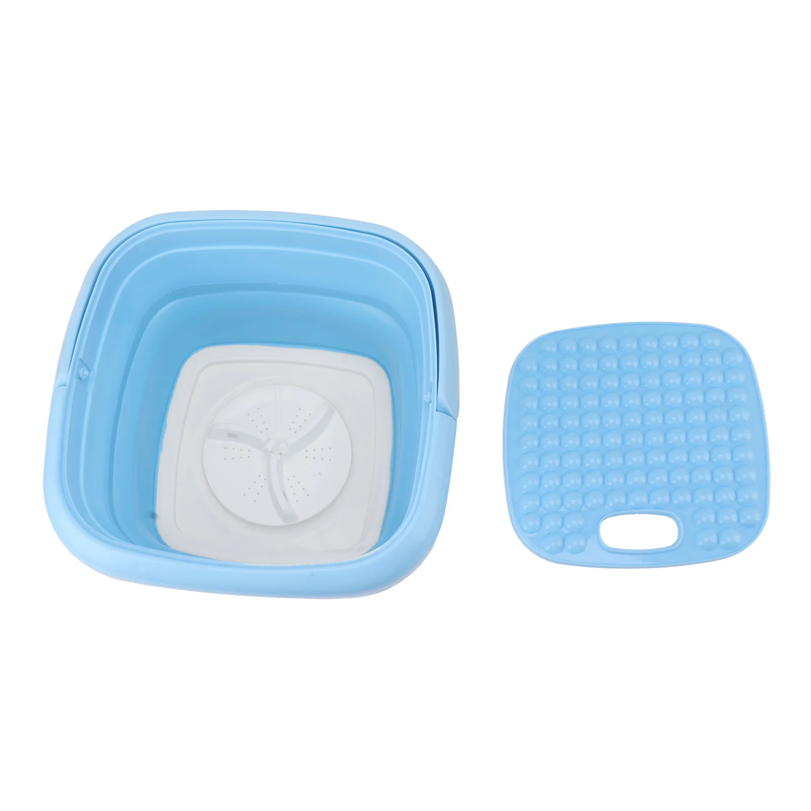 Portable Mini Washing Machine Folding Underwear Socks Washer for Homes Travel Camping 100‑240V 3