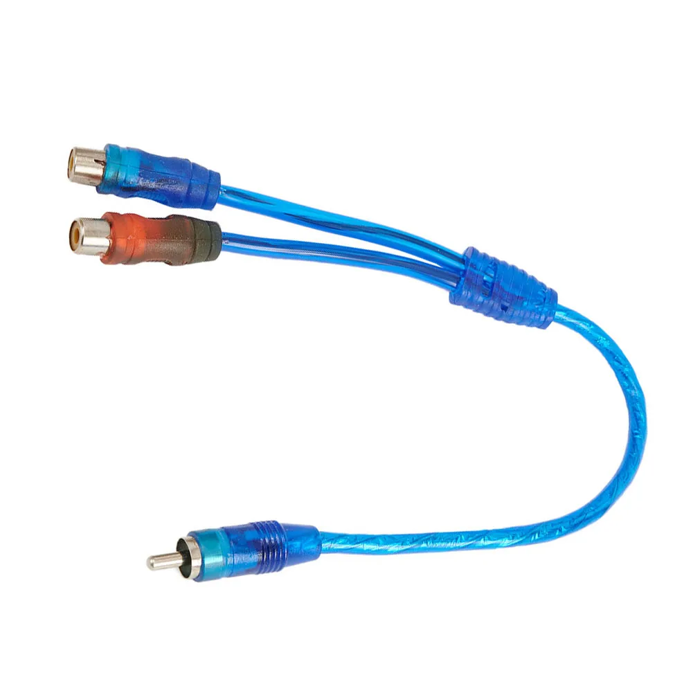 

Cable Audio Cable DVD MP3 Players Portable Speakers Subwoofers Car Audio Systems Blue Copper + Aluminum New RCA
