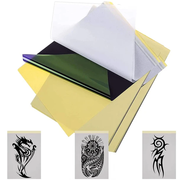 10pcs Tattoo Transfer Paper A4 Size Tattoo Stencil Transfer Paper for  Tattooing, Tattoo Printer Machine Accessories