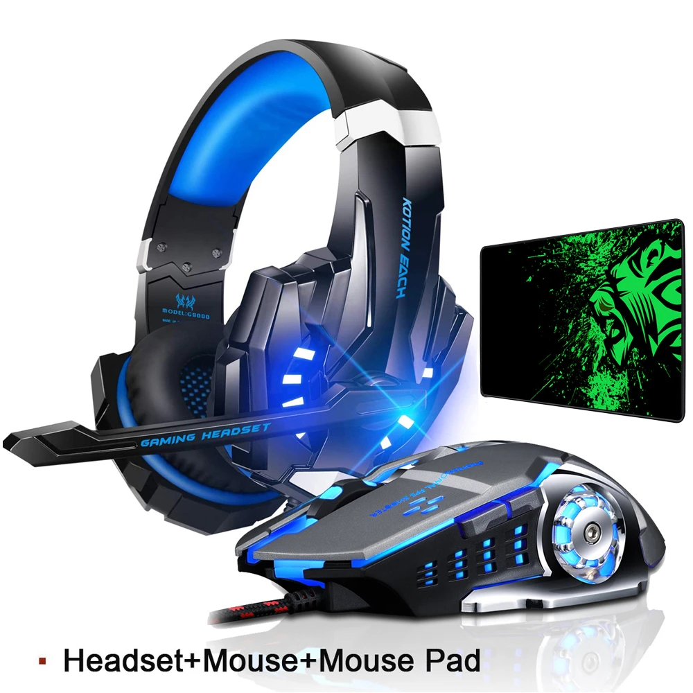 Kotion Each G9000 Gaming Headset Deep Bass Stereo Game Headphone With