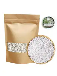Elegant White Pebble Stones for Decorative Landscaping & Indoor/Outdoor Plant Display