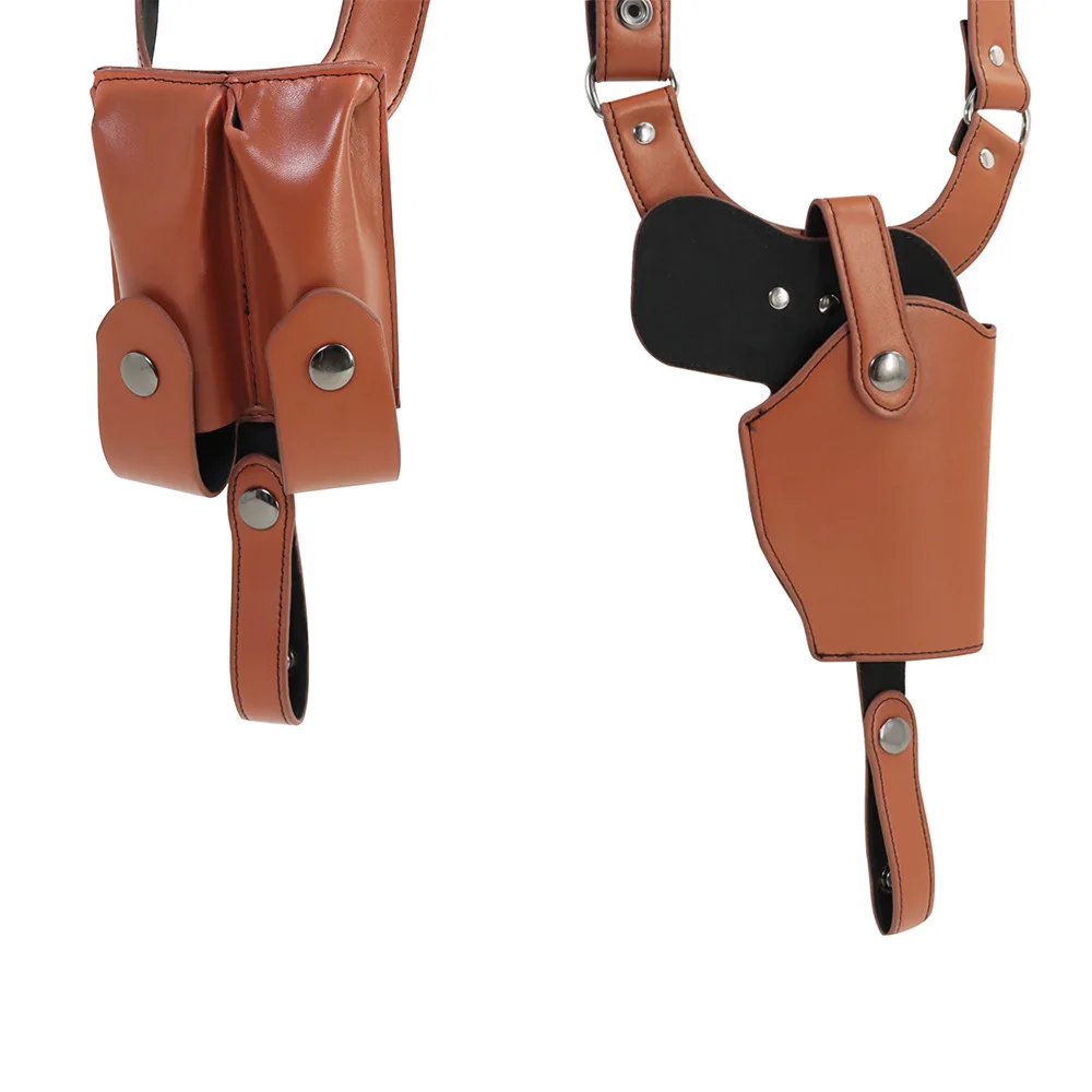 Tactical Stealth Pistol Holster Double Magazine Hidden Gun Pouches Shooting Accessories Shoulder Underarm Concealed Gun Holsters pistol holster gun holster gun accessories