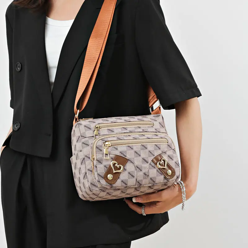 Borsa a tracolla da viaggio per madre anziana di mezza età, multi-tasca, da donna, 2023_voghion.com