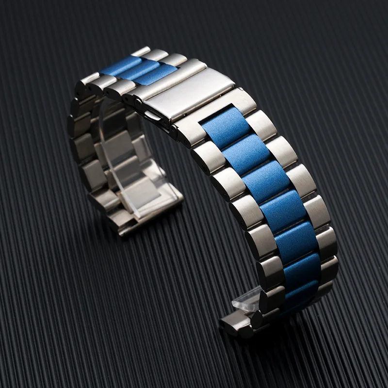 삼성 갤럭시 시계 7/FE/6/5 pro/4/클래식 20mm 22mm 금속 팔찌 amazfit GTS-GTR-4-3-2e-미니 스트랩용 스테인레스 스틸 밴드