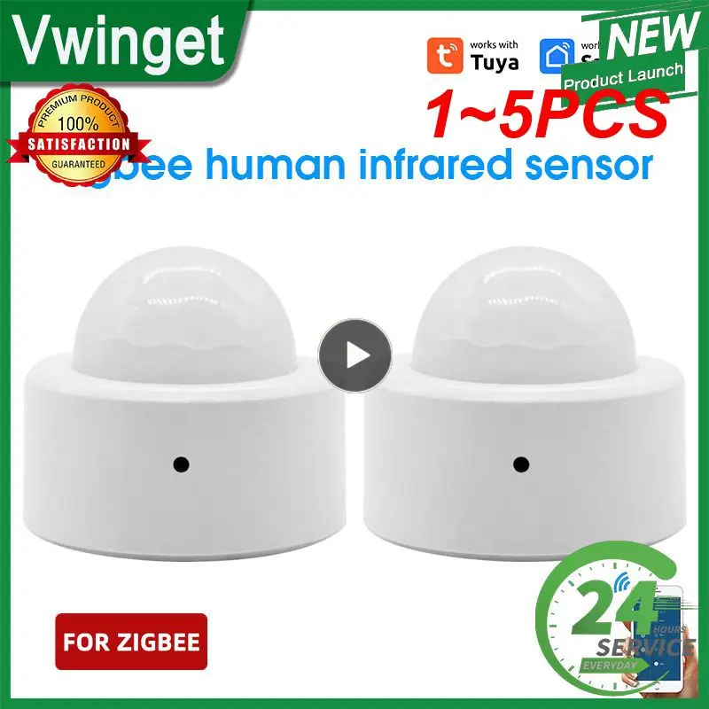 

1~5PCS Tuya 3.0 Human Body PIR Motion Sensor Wireless Smart Life Home Security Protection Detector Work With Alexa