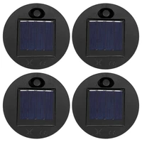 Lanterne Solaire de Remplacement, Éclairage d'Extérieur, Rond, Étanche, 4 Pièces 1