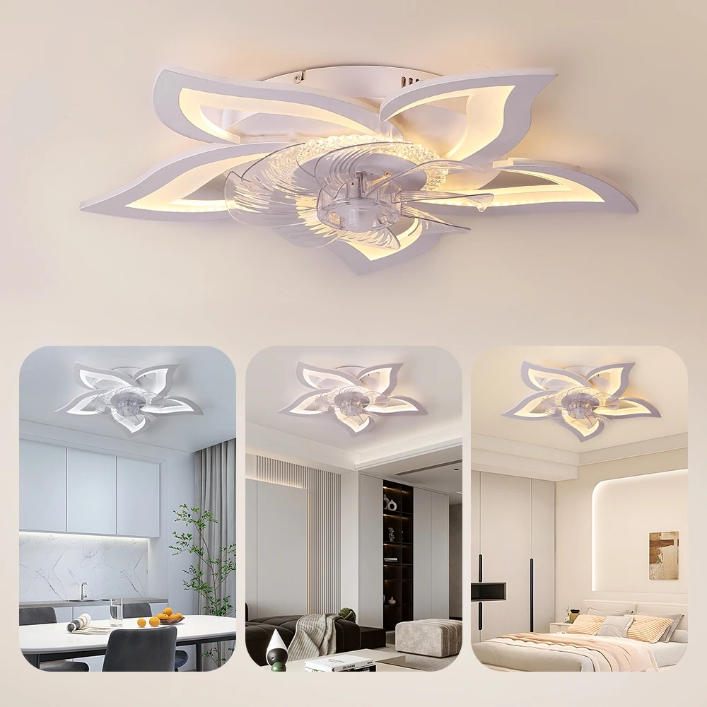 Ventilateur de plafond led dynamique