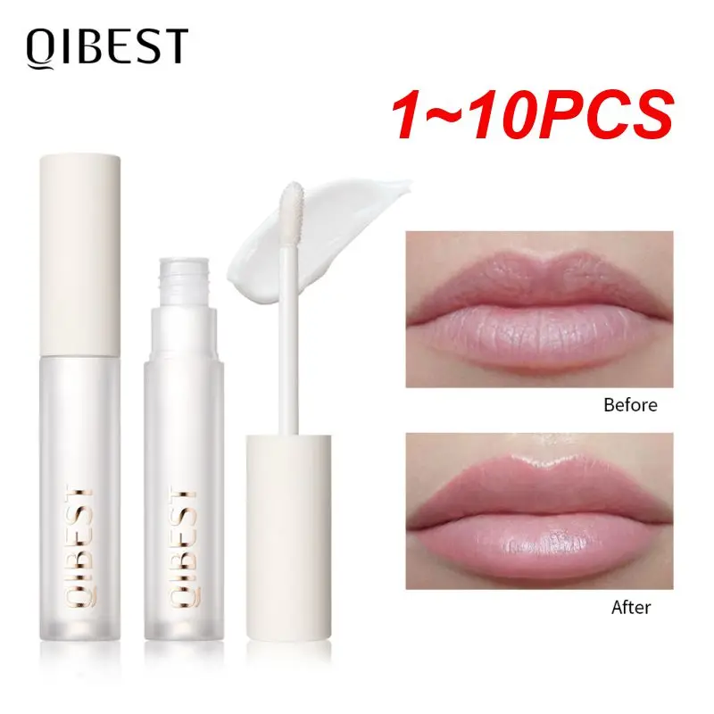 

Праймер для губ Qibest с маслом Ши, увлажняющий антисушильный Восстанавливающий Матовый крем для губ, Осветляющий Гладкий питательный крем для губ, 1 ~ 10 шт.
