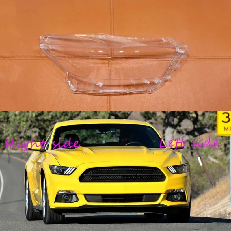 

For Ford Mustang 2014 2015 2016 2017 Car Headlight cover Headlamp Lens Auto Shell Cover