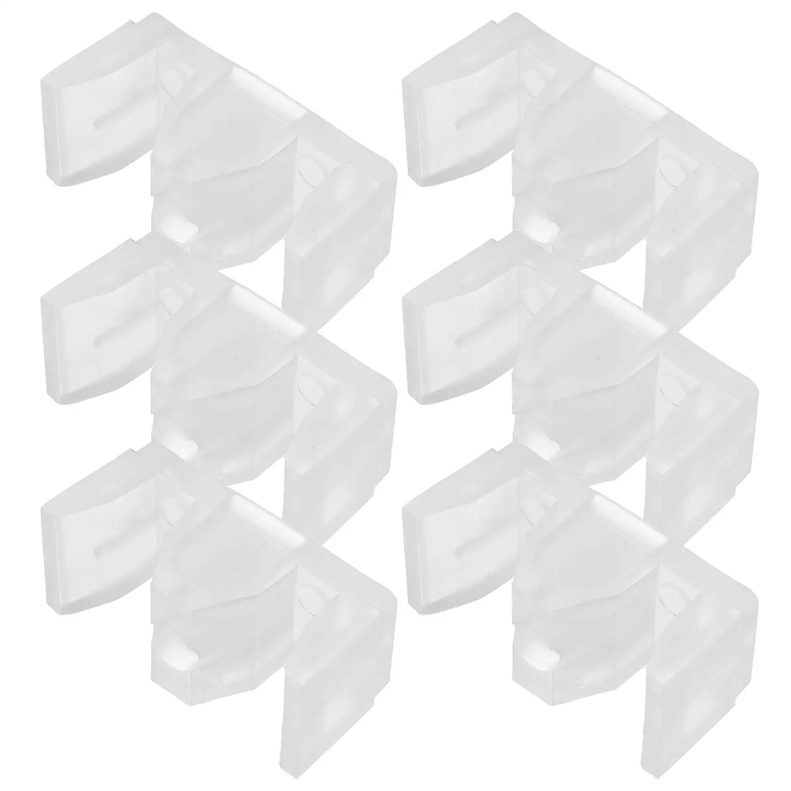 6 Pcs Anti Collision Block Pad for Shower Glass Door Sliding Guide Handles Stopper Bumpers Seal Strip Water Stop Door Bottom