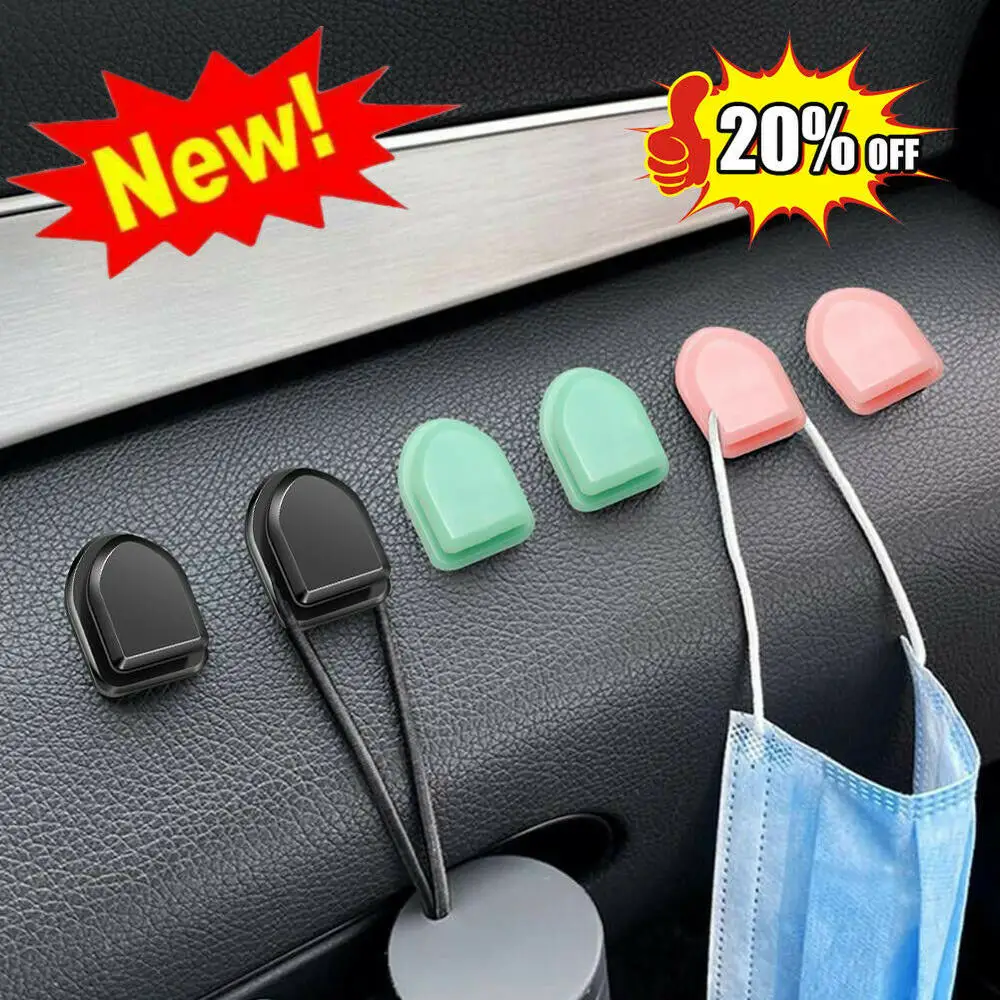

10 шт., автомобильные крючки для USB-кабелей