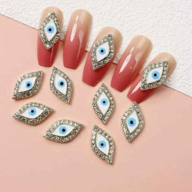 diamond chanel charms for nails