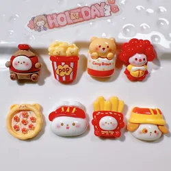 Set of 8 Adorable Cartoon Food Decorative Magnets (8pcs-2)