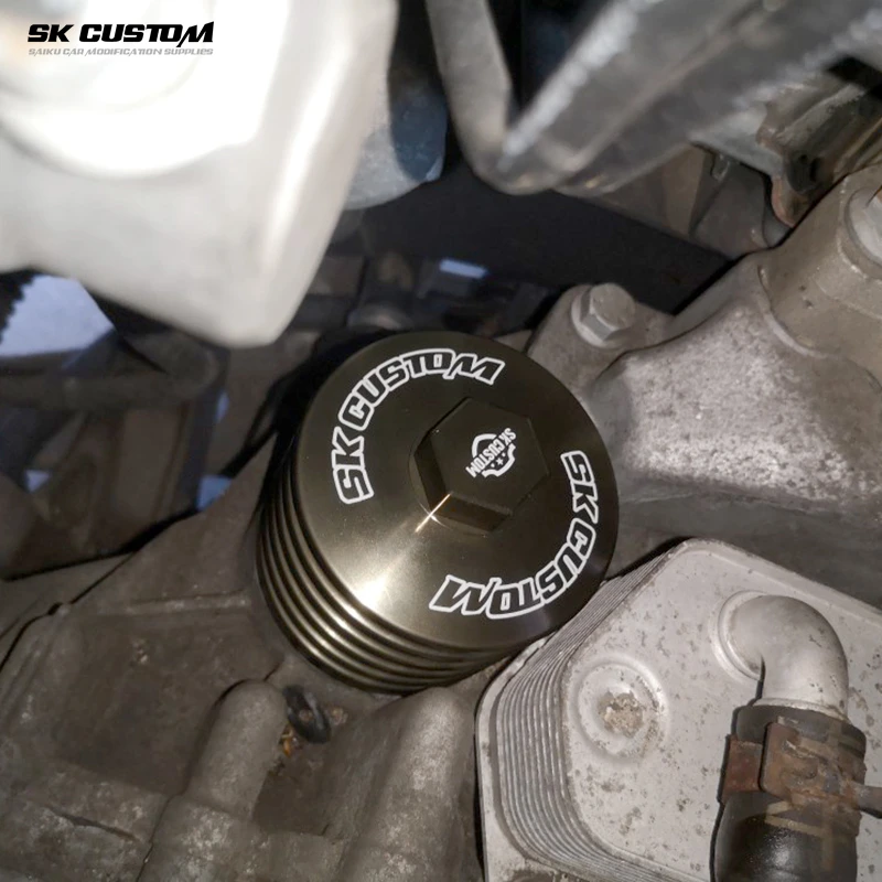 Filter housing gearbox filter housing for VW Audi DSG 6 Speed Transmission Filter Cover Aluminum Alloy Cover Car Modification DQ250