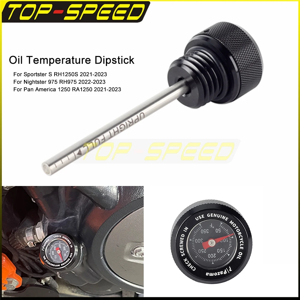 oil-dipstick-temperature-50-350-°f-black-for-harley-pan-america-1250-ra1250-ra1250s-sportster-s-rh1250s-nightster-975-2021-2024