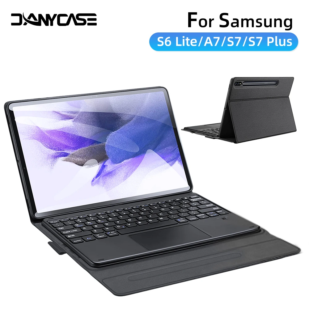 Wireless Keyboard Case For Tablet Samsung S7 Plus 12.4 Case S7 Fe 12.4