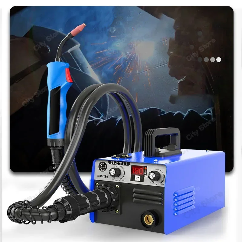 NEW gas welding Carbon dioxide gas shielded welding machine integrated machine small two welding machine home gas-free 2