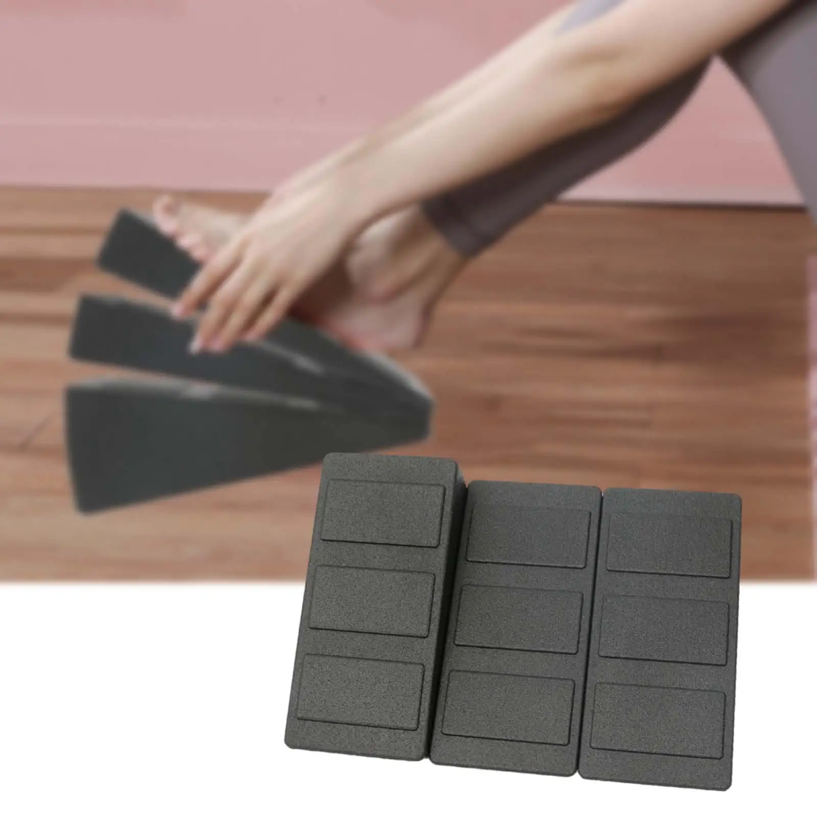 

3Pcs Squat Wedge Block AntiSlip Exercise Leg Stretch Stretch Boards for Calf Stretching Ankle Foot Tight Calves Squats Home Gym