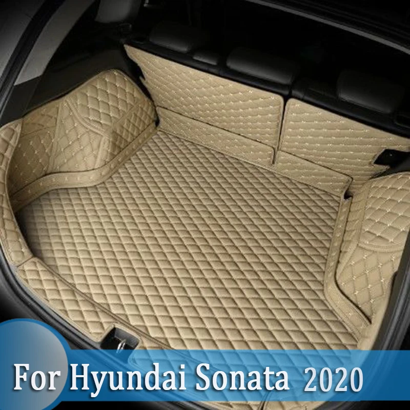 

Custom Waterproof Car Trunk Mat Tail Boot Tray Liner Cargo Carpet Pad Protector Fit For HYUNDAI Sonata 10th 2020 Car Styling