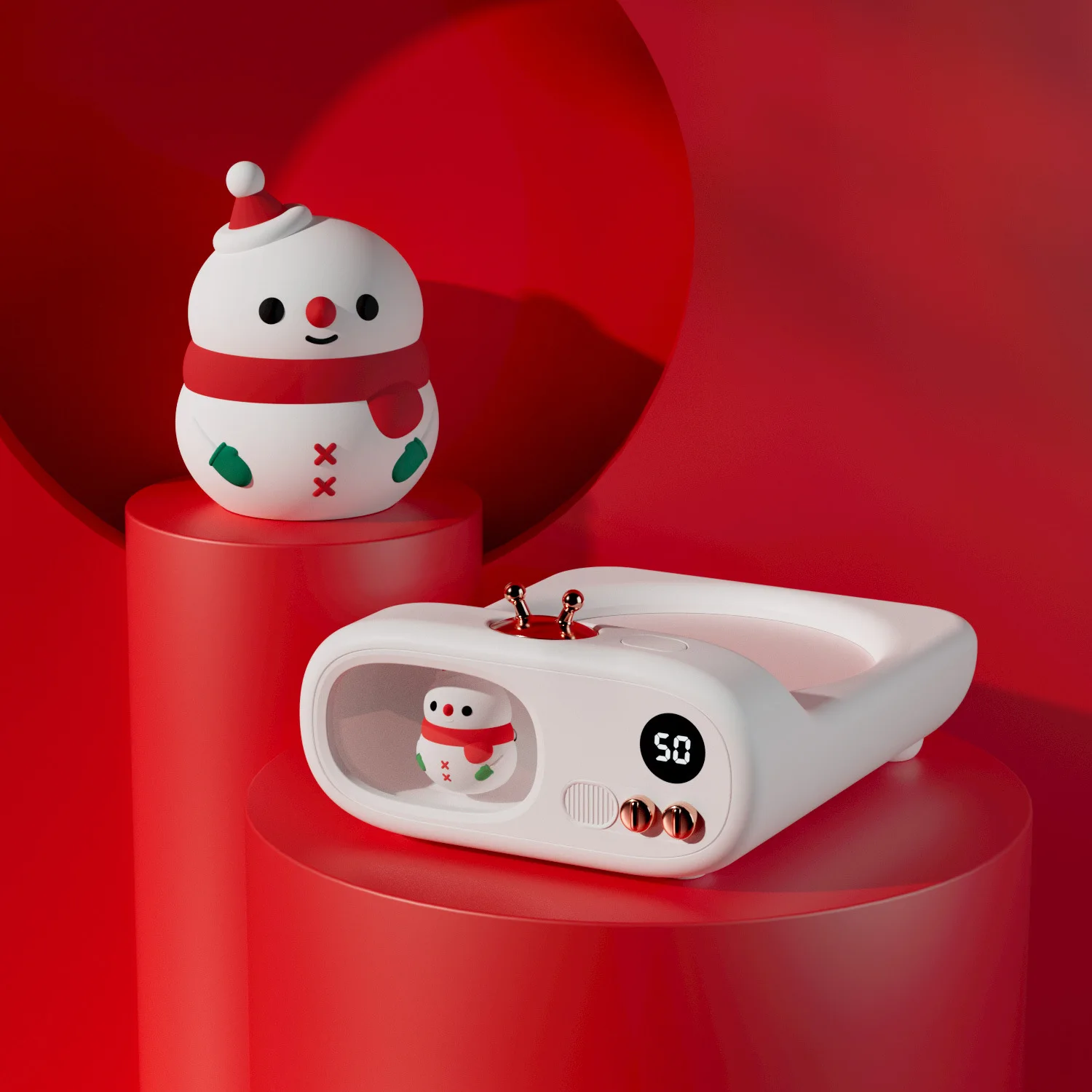Lovely Pet Coffee Mug Warmer Cup Heater Plate For Tea Milk Desk Heating Coaster 3 Temperature Adjustable LED Display Night Lamp