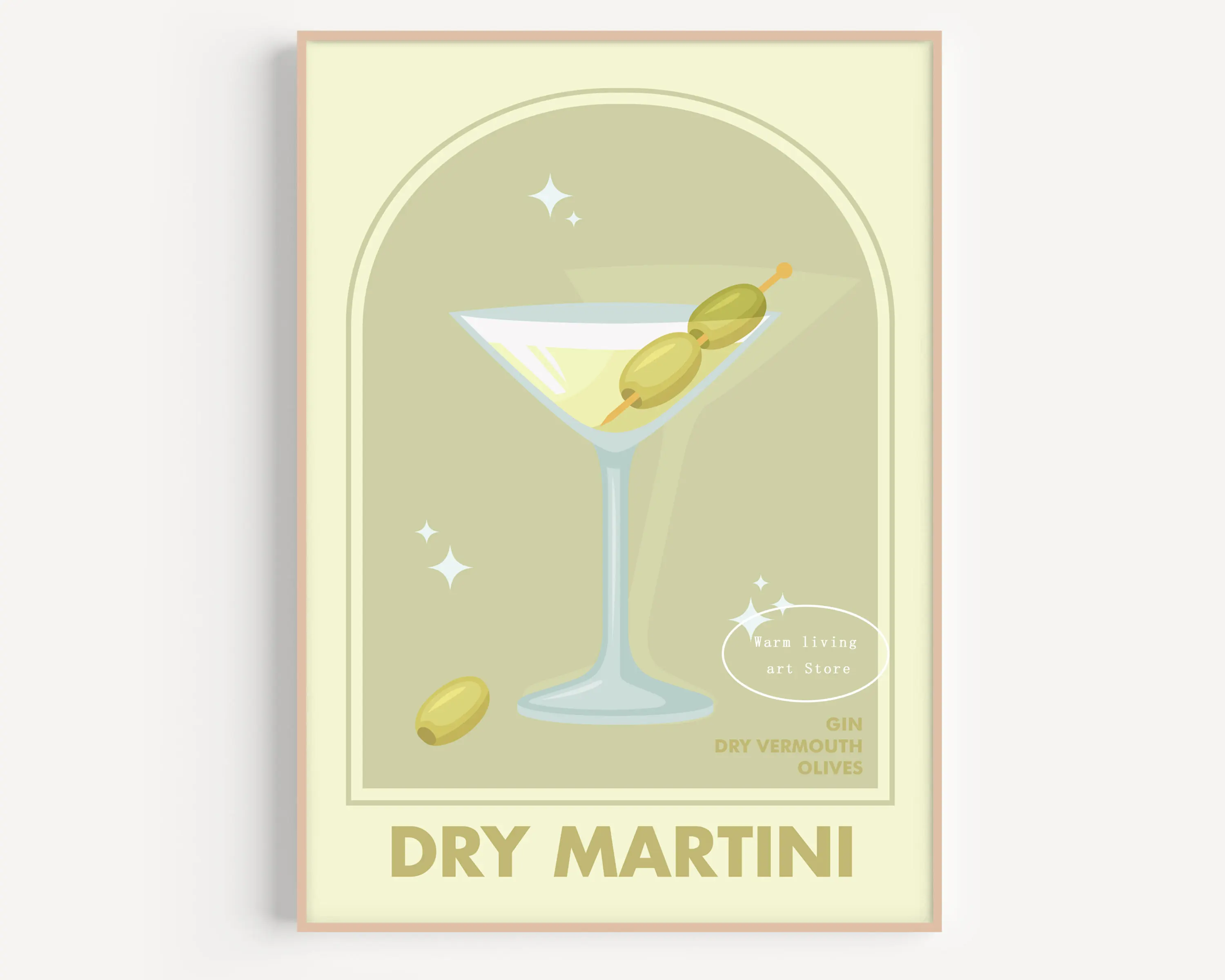 thumbnail image 1 of Cocktail Juice Aperol Spritz Posters and Print Drink Negroni Martini Gin & Tonic Espresso Canvas Painting Kitchen Home Decor, 1 of 5