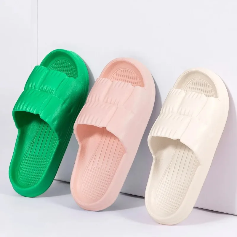 

Women Soft Sole Cloud Slippers Thick Platform Indoor Outdoor Beach Sandals Summer EVA Non Slip Flip Flops shoes womens shoes