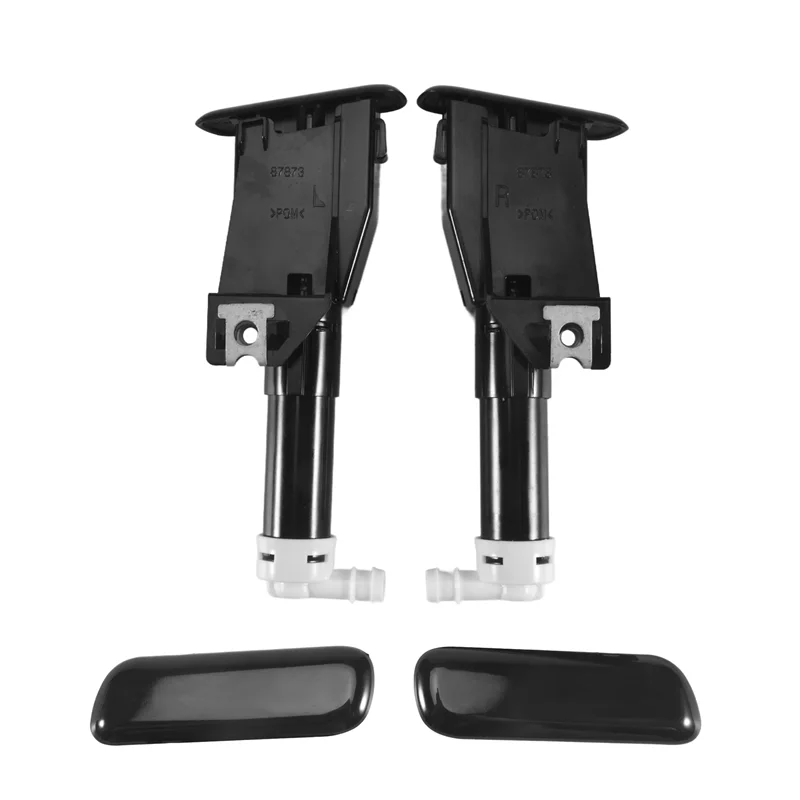 미쓰비시 파제로 V93 V97 2006-2019 8264A027 8264A028 8264A025 8264A026용 커버 캡이 있는 신뢰할 수 있는 자동차 헤드라이트 와셔 노즐