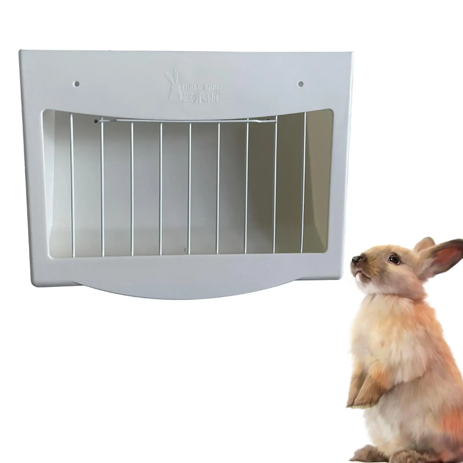 

Rabbit Feeder Portable Dispenser Pets Accessories with Hooks Rabbit Hay Rack for Small Animals Guinea Pig Rabbits Hamster Bunny