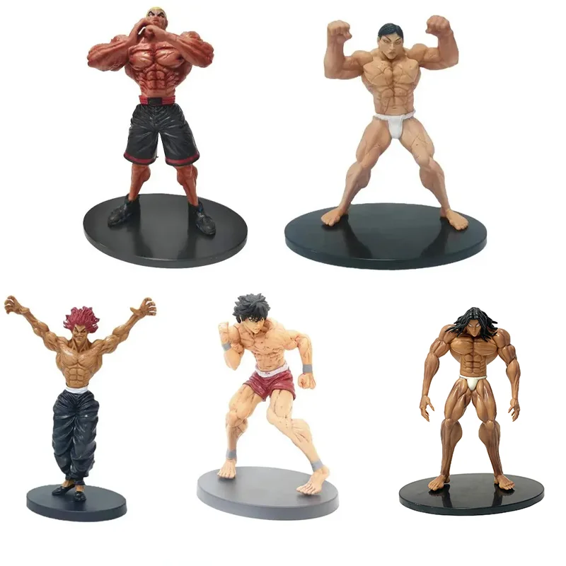 22Cm Attack On Titan Baki The Grappler Hanma Baki Hanma Yujirawa Hanayama Kaoru Jack Hanma Action Figure Model Collection Toys