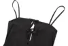 2024 Autumn New Fashion Women's European and American Style Backless Temperament Sleeveless Slim Suspender Short Dress 5